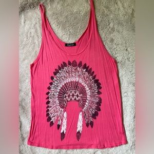 Indian headdress tank